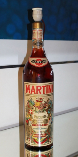 Martini Rosso Advertising bottle table light